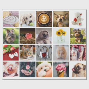 YOUR PHOTOS custom template wrapping paper