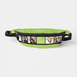 YOUR PHOTOS & Custom Text Bum Bags
