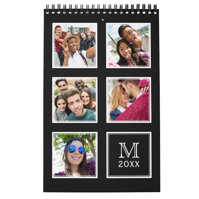 YOUR Photos & Monogram custom calendar (Cover)