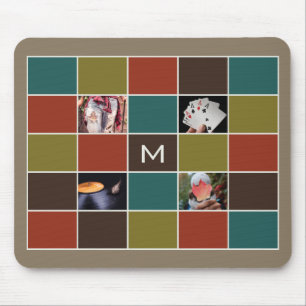 YOUR PHOTOS & MONOGRAM custom mousepad