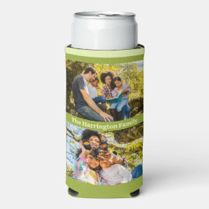 YOUR Photos, Name, Colours Seltzer Can Cooler