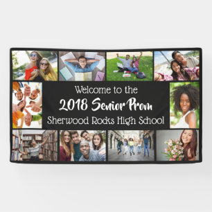 YOUR PHOTOS, TEXT & COLOR custom banner
