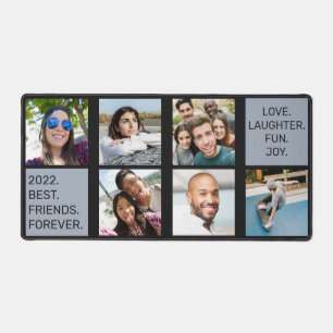 YOUR Photos, Text & Color Desk Mat