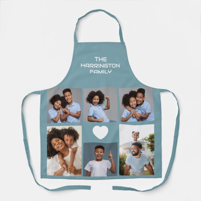 YOUR Photos, Text & Colour Apron (Front)