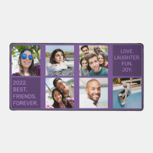 YOUR Photos, Text & Colour Desk Mat