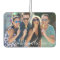 YOUR PHOTOS & TEXT custom car air freshner