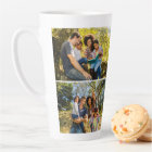 YOUR photos & text custom latte mug