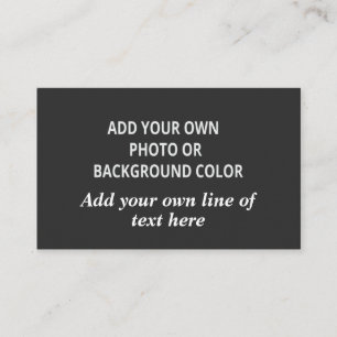 Your picture or background color. Your text Throw  Business Card