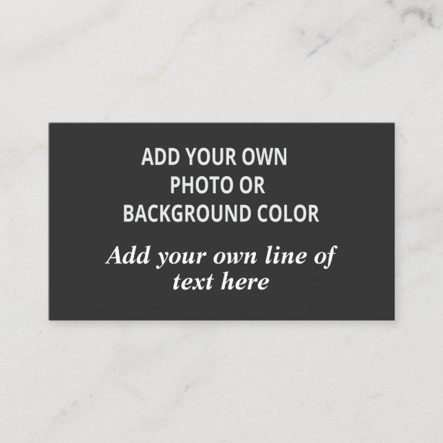 Your picture or background colour. Your text Throw Place Card (Front)