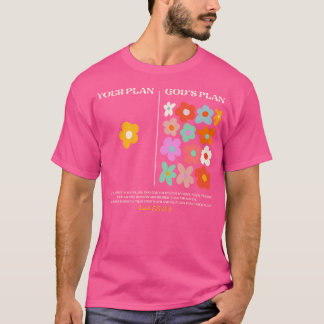 Your Plan God'S Plan Flower Jesus Isaiah 558-9 Bib T-Shirt