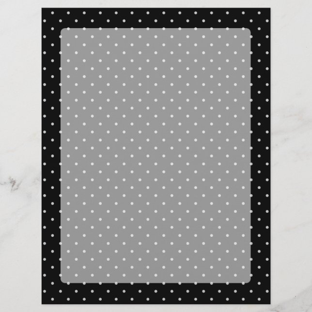 Your Polka Dots Colour on Black Click Customise (Front)