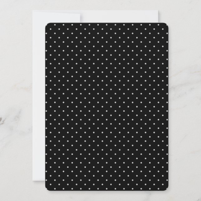 Your Polka Dots Colour on Black Click Customise (Front)
