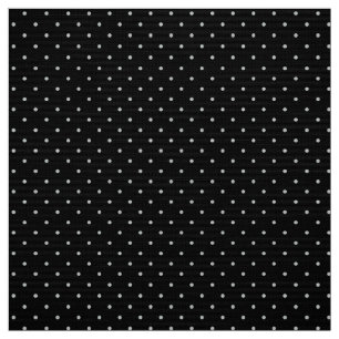 Your Polka Dots Colour on Black Click Customise Fabric