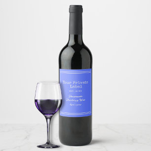 Your Private Label Homemade Blueberry Wine