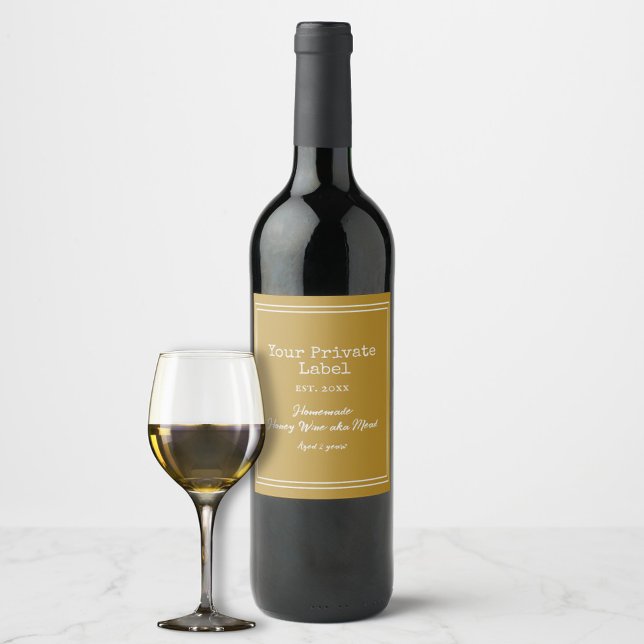  Your Private Label Homemade Mead Honey Wine  (Creator Uploaded)