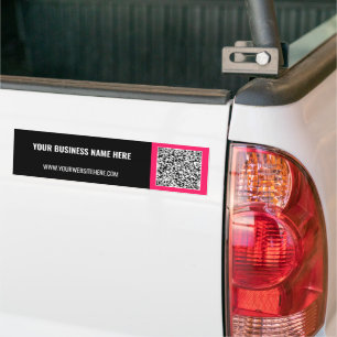Your Promotional Business QR Code Bumper Stickers