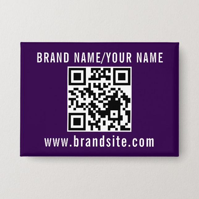 Your Promotional Business QR Code Template Design (Front)