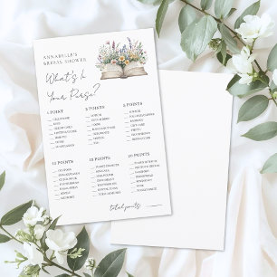 Your Purse Bridal Shower Game