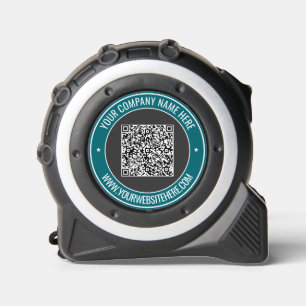 Your QR Code and Custom Text Business Tape Measure 1