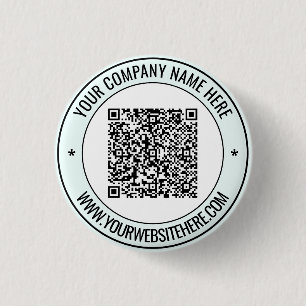 Your QR Code and Custom Text Promotional Button