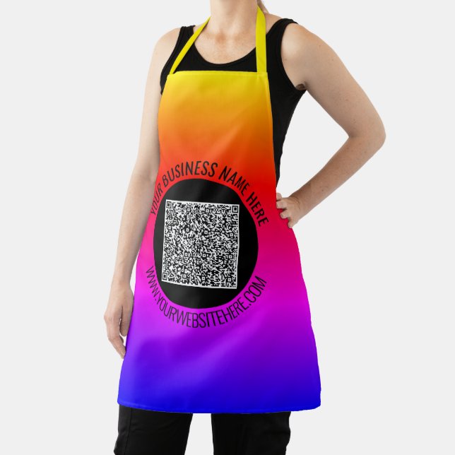 Your QR Code Apron with Custom Text (Insitu)