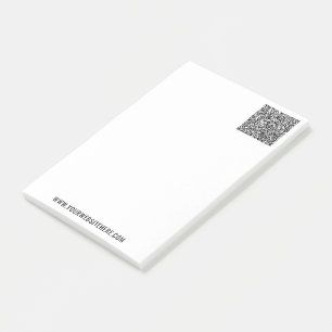Your QR Code Custom Text Business Post-it® Notes