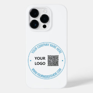 Your QR Code Custom Text iPhone Case with Logo