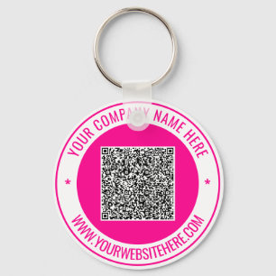 Your QR Code Custom Text Personalized Keychain