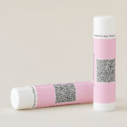 Your QR Code Custom Text Promotional Lip Balm Gift