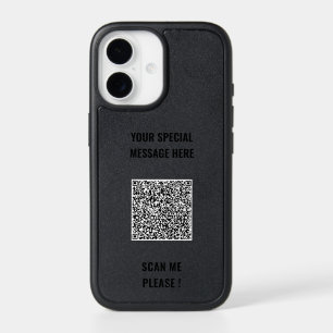 Your QR Code iPhone Case Custom Text and Colour