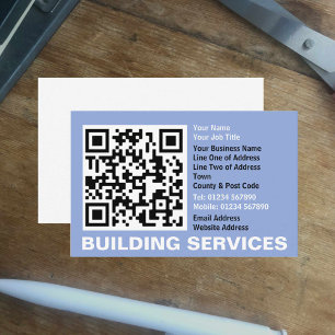Your QR Code Plus Business Details Business Card