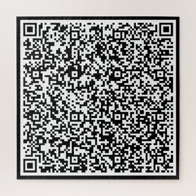 Your QR Code Puzzle Gift with Special Scan Message (Vertical)