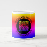 Your QR Code Scan and Custom Text Business Mug