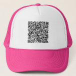 Your QR Code Scan Info Business Promotion Hat Gift<br><div class="desc">Trucker Hat with Your QR Code Scan Info or Logo / Photo / or Text Promotional Business or Modern Personal Hats / Gift - Add Your QR Code - Image or Logo - photo / or Text / Information - Resize and move elements with Customisation tool. Good Luck - Be...</div>