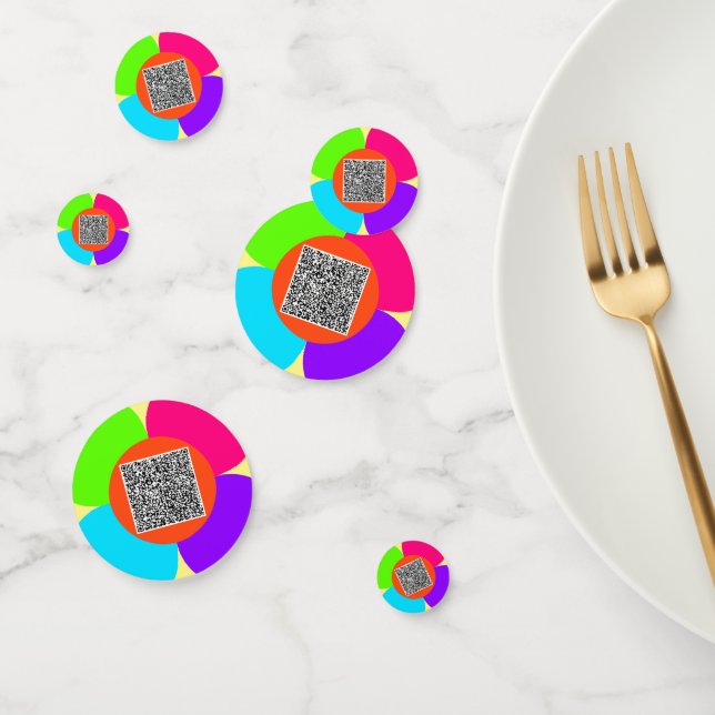 Your QR Code Scan Info Confetti Example (Group)
