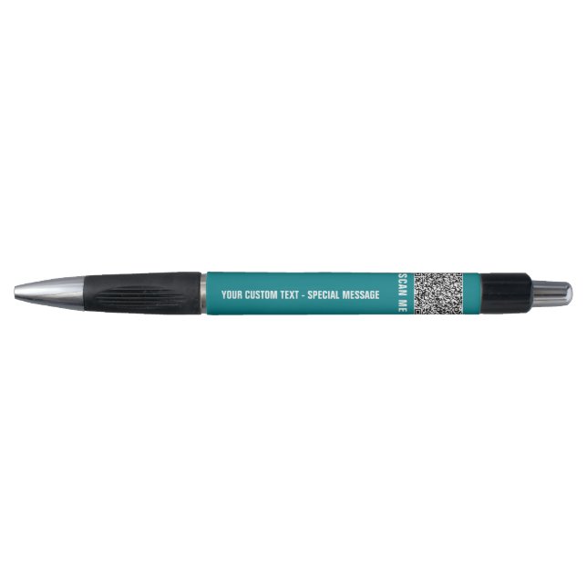 Your QR Code Scan Info Custom Text Business Pen (Front)