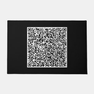 Your QR Code Scan Info Doormat - Choose Colours