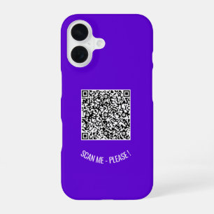 Your QR Code Scan Info iPhone Case Choose Colours