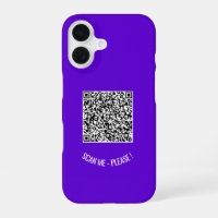Your QR Code Scan Info iPhone Case Example