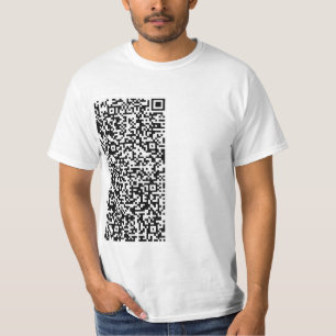 Your QR Code Scan Info Modern Personalised T-Shirt