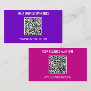 Your QR Code Scan Info Name Website Business Card