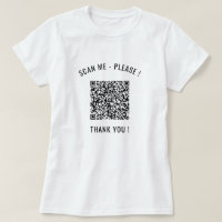 Your QR Code Scan Info Personalised Funny T-Shirt