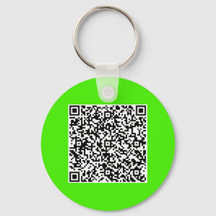 Your QR Code Scan Info Personalised Keychain Gift