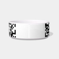 Your QR Code Scan Info Pet Bowl Choose Colour