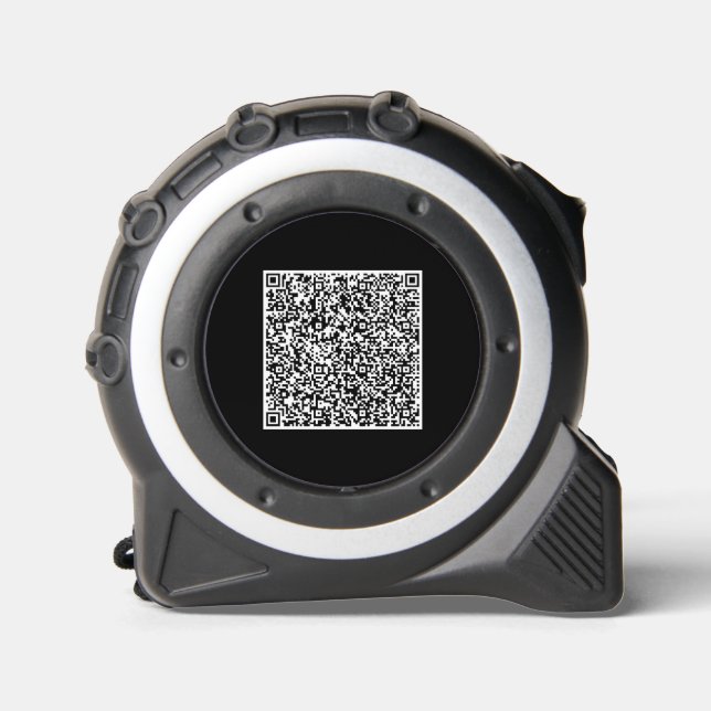Your  QR Code Scan Info Tape Measure Custom Colour 1 (Front)