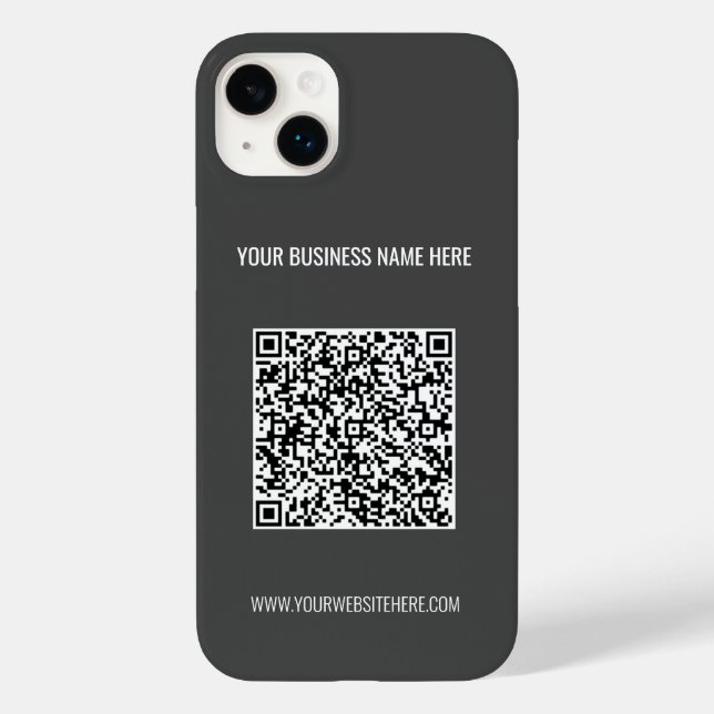 Your QR Code Scan Info Text and Colours iPhone Cas Case-Mate iPhone Case (Back)