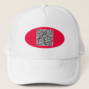 Your QR Code Scan Info Trucker Hat Custom Colour