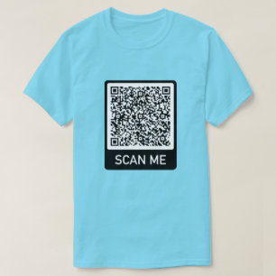 Your QR Code Scan Me Personalised Funny T-Shirt