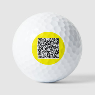 Your QR Code Scan Stamps Golf Balls Example