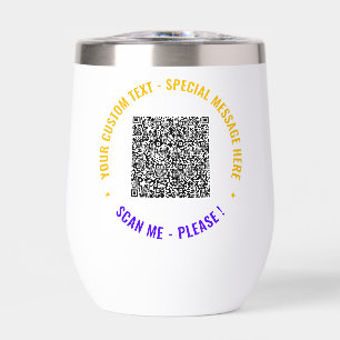 Your QR Code with Custom Text Personalised
